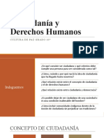 Ciudadanía y Derechos Humanos