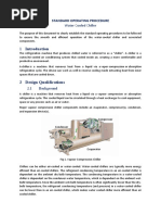 Water Cooled Chiller - SOP