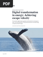 Digital Transformation in Energy: Achieving Escape Velocity