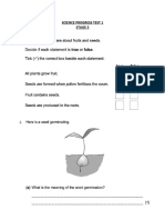 Science Progress Test 1