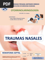 Simulación Otl de Trauma Nasal y Cuidados de Traqueostomia 1