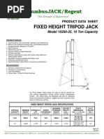 Columbusjack/Regent: Fixed Height Tripod Jack