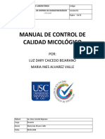 Manual de Control de Calidad Micológico