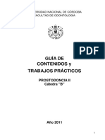 Guía de Trabajos Prácticos. Prostodoncia Total PDF