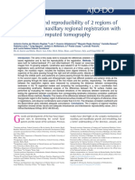 Comparison and Reproducibility of 2 Regions of Reference For Maxillary Regional Registration With Cone-Beam Computed Tomography