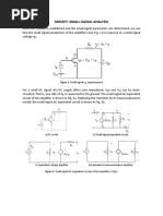 MOSFET Small Signal Analysy and Biasing