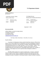 Justice Department Letter To Toms River