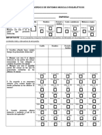 Cuestionario Nordico