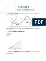 Funciones Trigonométricas