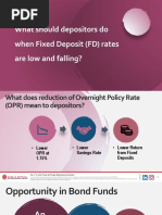 What Should Depositors Do When Fixed Deposit (FD) Rates Are Low and Falling?