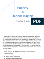 Puberty & Tanner Staging: Price Ward, M.D