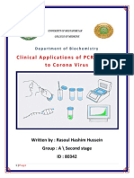 Clinical Applications of PCR Related To Corona Virus