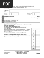 University of Cambridge International Examinations General Certificate of Education Ordinary Level