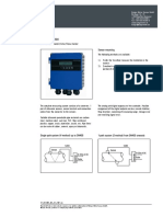 Monisonic 4800 Ultrasonic Transit Time Flow Meter: Sensor Mounting