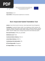 D6.4: Improved Hybrid Translation Tool