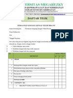 FIX DAFTAR TILIK Persalinan Letak Sungsang Dengan Teknik Bracht