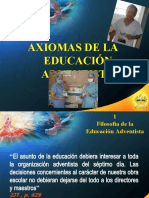 Axiomas de La Educacion Adventista