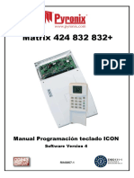 Matrix 424 832 832+ V4 - Manual de Programacion ICONOS PDF