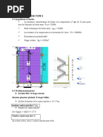 CALCUL ESCALIER TYPE I Et II