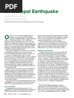 2015 Nepal Earthquake Damage Assessment Survey PDF
