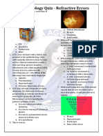 Ophtha Quiz - Refractive Errors