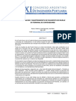 Renovación y Mantenimiento de Pavimento de Muelle en Terminal de Contenedores