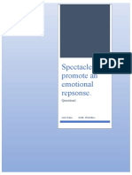 Spectacle To Promote An Emotional Repsonse.: Jack Wales GUID-2556391w