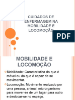 Cuidados de Enfermagem Na Mobilidade e Locomoção Slide Ciddy