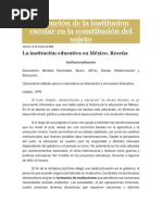 "Estado, Modernización y educación-RESEÑA