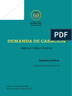 Demanda de Casación Negocios Jurídicos Ii