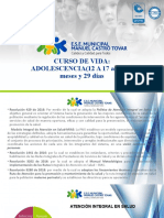 Curso de Vida Adolescencia