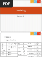 Lecture 3 Modeling