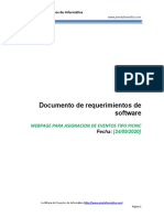 PMOInformatica Documento de Requerimientos de Software Plantilla