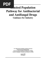 Limited Population Pathway For Antibacterial and Antifungal Drugs