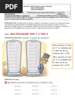 Guia de Matematicas 2 Tablas Del 4 y Del 5