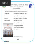 Monografia de Constitucion Politica Del Peru