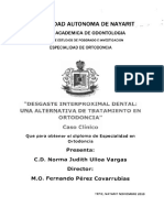 2010 Desgaste Interproximal Dental Una Alternativa de Tratamiento en Ortodoncia