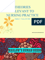 Theories Relevant To Nursing Practice: Gladys C. Yares, RN RM