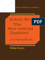 (Cambridge Studies in German) Philip Payne - Robert Musil's 'The Man Without Qualities' - A Critical Study-Cambridge University Press (2009) PDF