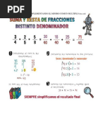 Taller 4 Operaciones Con Fracciones PDF