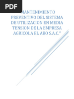 Informe Tecnico Evaluacion de Sistema Electrico de Fundo El Abo S.A.C.