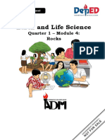 Earth and Life Science: Quarter 1 - Module 4: Rocks