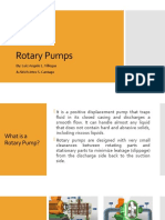 Rotary Pumps: By: Luiz Angelo L. Villegas & Alrich Jetro S. Cantago