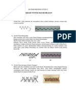 MATERI PERTEMUAN KE-6 Membuat Variasi Tusuk Dasar Hiasan Flanel, Tangakai Dan Tikam Jejak