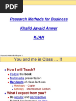 Research Methods For Business Khalid Javaid Anwer Kjan