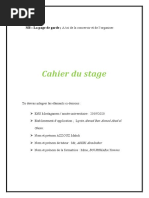 Cahier Du Stage