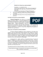 Chapter 1 - Overview of Financial Management