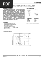 3-Terminal Positive Voltage Regulator: General Description Package Outline