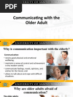 Communicating With The Older Adult