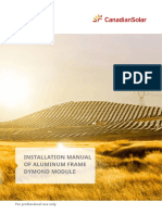 Installation Manual of Aluminum Frame Dymond Module: For Professional Use Only